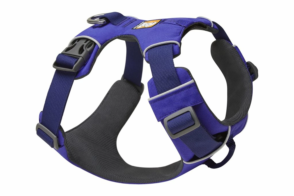Ruffwear Front Range Dog Harness, Huckleberry Blue 1 Ruffwear Front Range Dog Harness, Huckleberry Blue