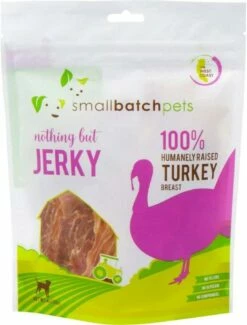 Small Batch Turkey Jerky Dog & Cat Treats, 4-oz (Size: 4-oz)