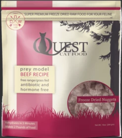 Steve's Real Food Quest Beef Nuggets Freeze-Dried Cat Food