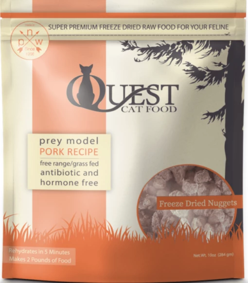 Steve's Real Food Quest Pork Nuggets Freeze-Dried Cat Food 2 Steve's Real Food Quest Pork Nuggets Freeze-Dried Cat Food -Pet Products Shop 691730181024 1