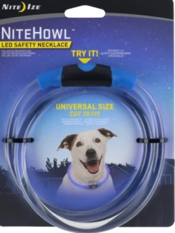 Nite Ize NiteHowl LED Safety Dog Necklace, Blue