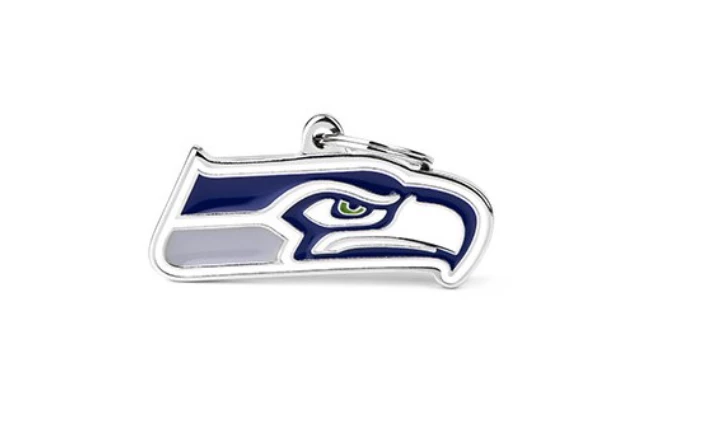 MyFamily Seattle Seahawks Pet ID Tag 1 MyFamily Seattle Seahawks Pet ID Tag