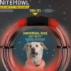 Nite Ize NiteHowl LED Safety Dog Necklace, Red