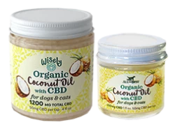 Wisely Organic Coconut Oil With CBD