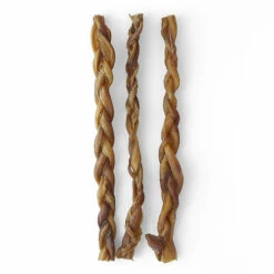 All The Best Braided Bully Stick Dog Treat, 12-in