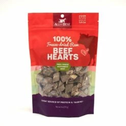All The Best Beef Heart Freeze-Dried Dog Treats, 4-oz