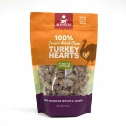 All The Best Turkey Heart Freeze-Dried Dog Treats, 4-oz