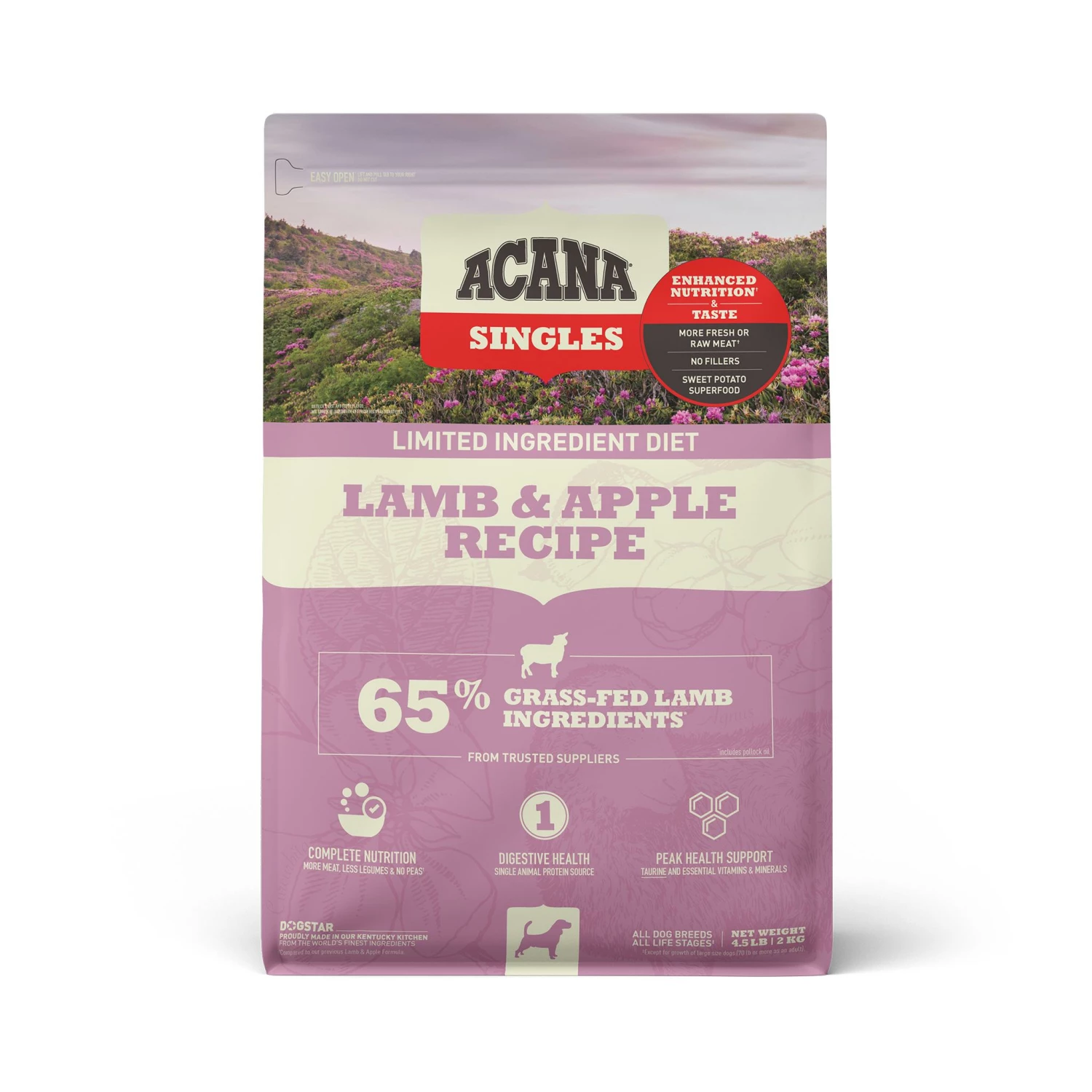 ACANA Singles Limited Ingredient Lamb & Apple Grain-Free Dry Dog Food 1 ACANA Singles Limited Ingredient Lamb & Apple Grain-Free Dry Dog Food