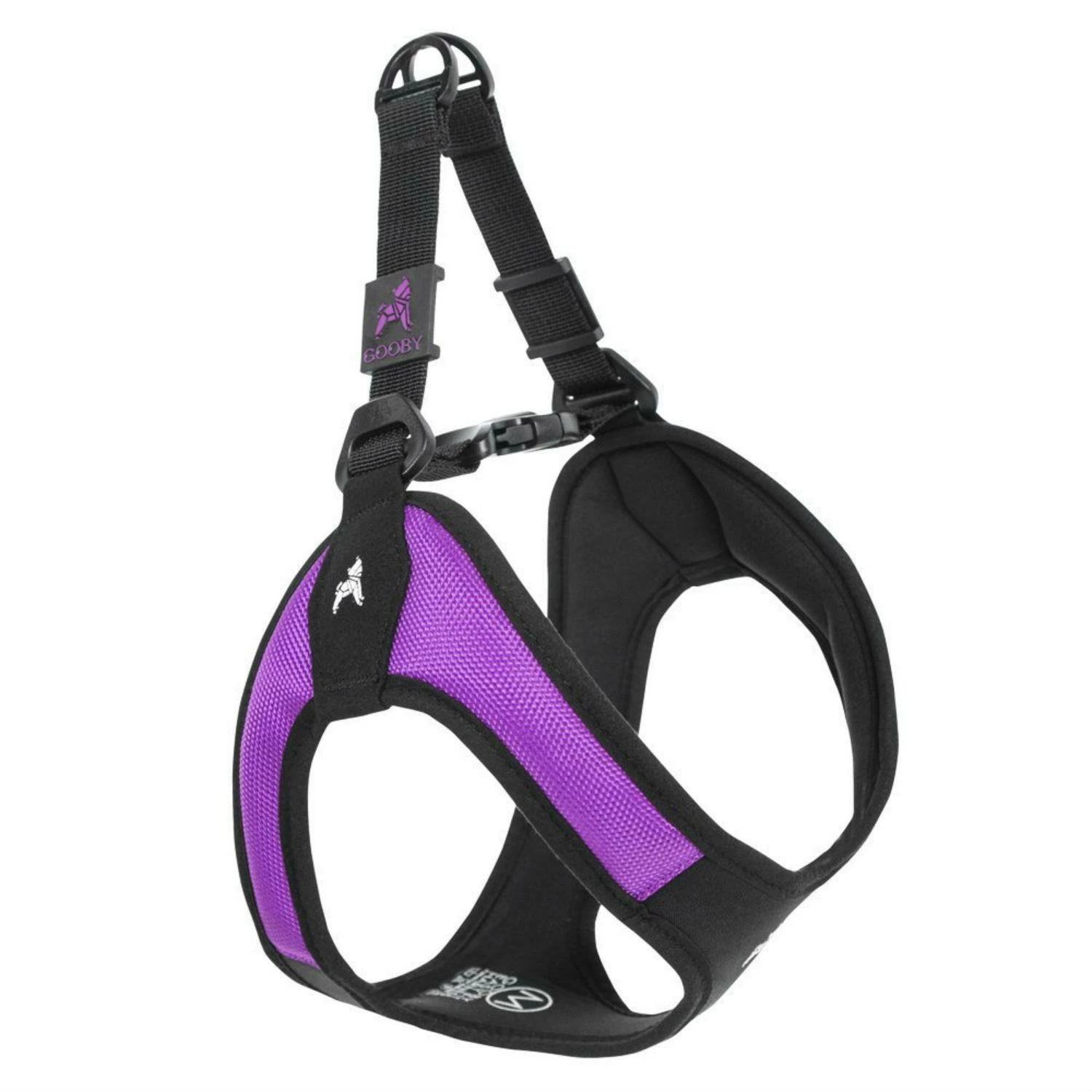 Gooby Escape Free Dog Harness, Purple 1 Gooby Escape Free Dog Harness, Purple