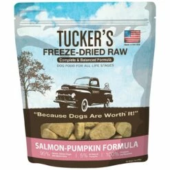 Tucker's Freeze-Dried Raw Salmon & Pumpkin Food For Dogs, 12-oz (Size: 12-oz)