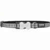 Red Dingo Reflective Bones Dog Collar, Black