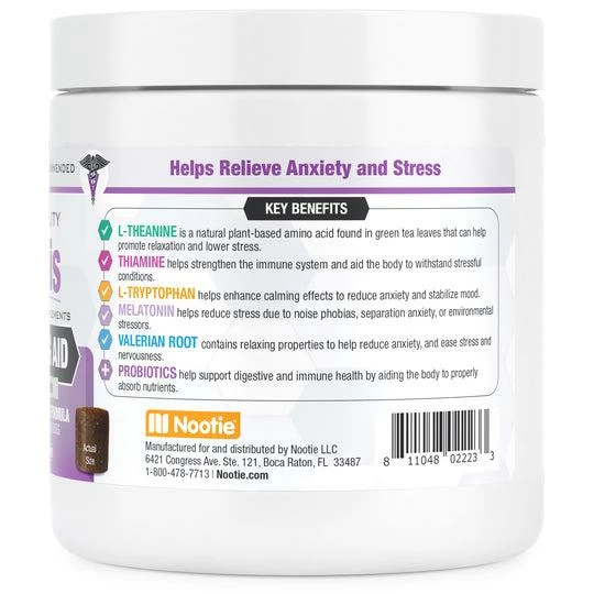 Nootie Progility Minis Calming Aid Soft Chews Dog Supplement 2 Nootie Progility Minis Calming Aid Soft Chews Dog Supplement - Image 2
