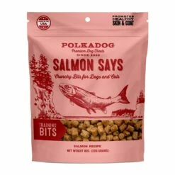 Polkadog Salmon Says Training Bits Dog & Cat Treats