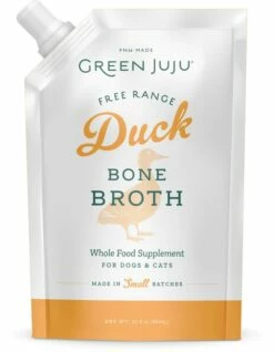 Green Juju Duck Bone Broth For Dogs & Cats