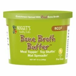 Nugget's Healthy Eats Beef Bone Broth Butter For Dogs