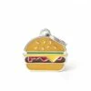 MyFamily Food Burger Pet ID Tag