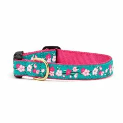 Up Country Dog Collar, Cherry Blossoms