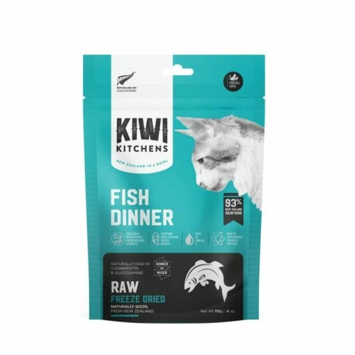 Kiwi Kitchens Fish Dinner Raw Freeze-Dried Cat Food 5 Kiwi Kitchens Fish Dinner Raw Freeze-Dried Cat Food -Pet Products Shop image 226460