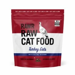 RAWR Turkey Eats Sliders Raw Frozen Cat Food