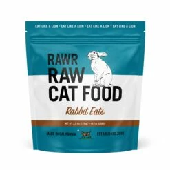 RAWR Rabbit Eats Sliders Raw Frozen Cat Food