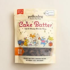 Polkadog Cake Batter Peanut Butter & Banana Dog Treats