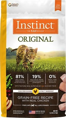 Instinct Original Grain-Free Recipe With Real Chicken Dry Cat Food