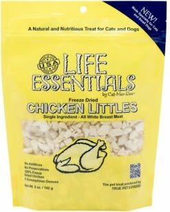 Cat-Man-Doo Life Essentials Chicken Littles Freeze-Dried Cat & Dog Treats, 5-oz