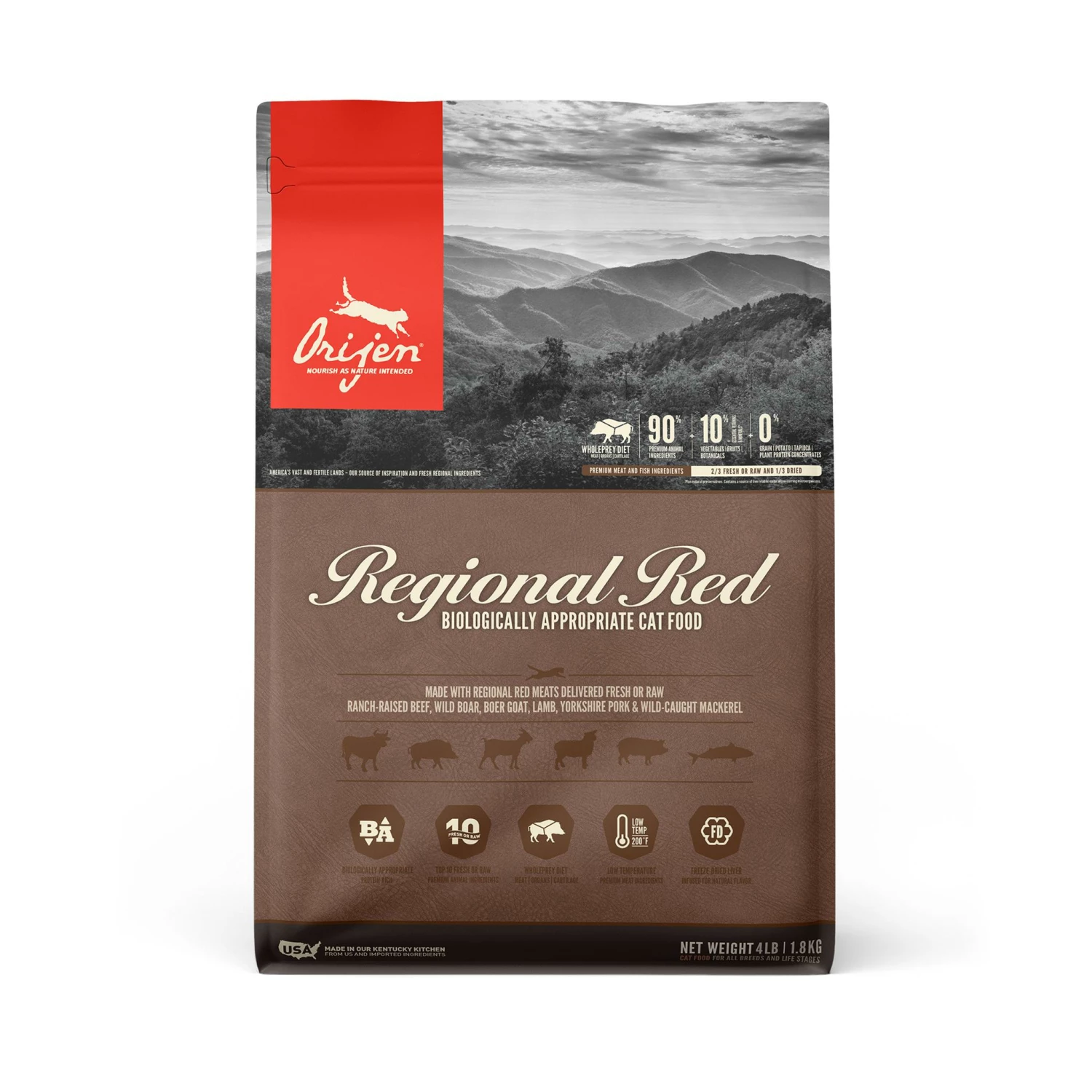 ORIJEN Regional Red Grain-Free Dry Cat Food 1 ORIJEN Regional Red Grain-Free Dry Cat Food
