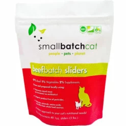 Small Batch Cat Beef Batch Sliders Frozen Cat Food