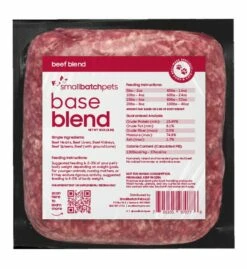 Small Batch Base Blend Beef Raw Frozen Dog & Cat Food