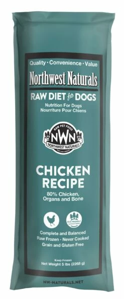 Northwest Naturals Raw Diet Grain-Free Chicken Chub Roll Raw Frozen Dog Food