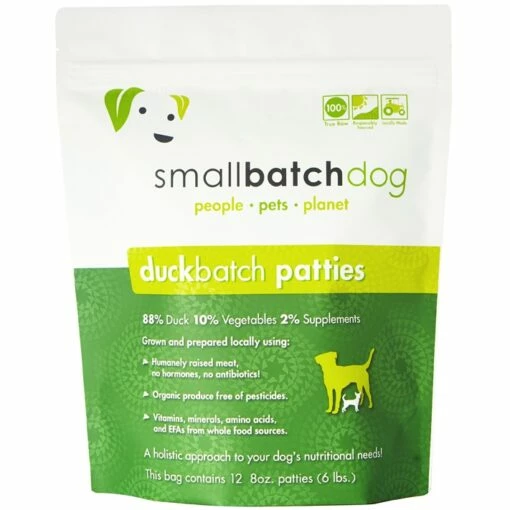 Small Batch Dog Duck Batch Patties Raw Frozen Dog Food 6 Small Batch Dog Duck Batch Patties Raw Frozen Dog Food -Pet Products Shop image 48527