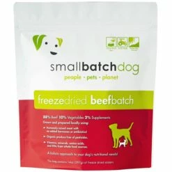 Small Batch Dog Beef Batch Sliders Freeze-Dried Dog Food, 14-oz (Size: 14z)