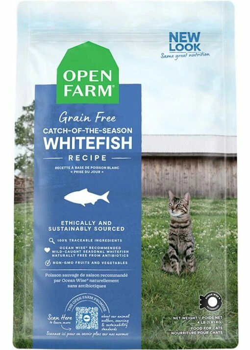 Open Farm Catch-of-the-Season Whitefish Recipe Grain-Free Dry Cat Food 1 Open Farm Catch-of-the-Season Whitefish Recipe Grain-Free Dry Cat Food -Pet Products Shop image 53569