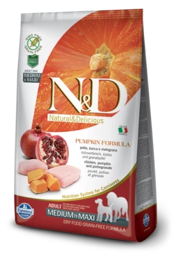 Farmina N&D Pumpkin Chicken & Pomegranate Adult Medium & Maxi Dog Dry Food