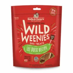 Stella & Chewy's Wild Weenies Cage-Free Duck Recipe Freeze-Dried Dog Treats, 3.25-oz (Size: 3.25-oz)