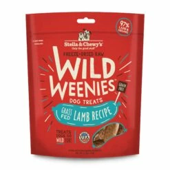Stella & Chewy's Wild Weenies Grass-Fed Lamb Recipe Freeze-Dried Dog Treats, 3.25-oz (Size: 3.25-oz)