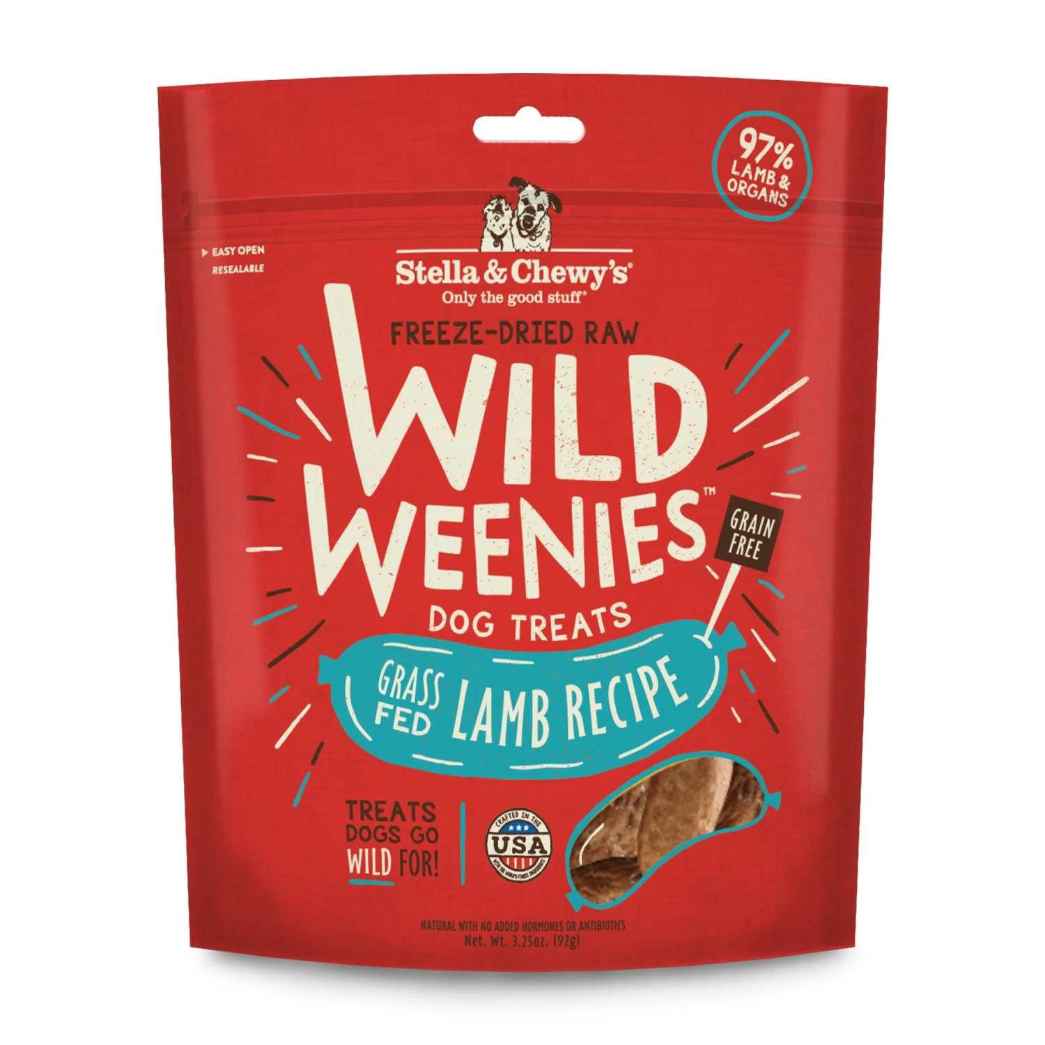 Stella & Chewy's Wild Weenies Grass-Fed Lamb Recipe Freeze-Dried Dog Treats, 3.25-oz (Size: 3.25-oz) 1 Stella & Chewy's Wild Weenies Grass-Fed Lamb Recipe Freeze-Dried Dog Treats, 3.25-oz (Size: 3.25-oz)