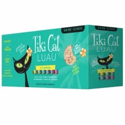 New Products 8 Tiki Cat Luau Variety Pack Canned Cat Food, 2.8-oz, 12-pack (Size: 2.8-oz, 12-pack)