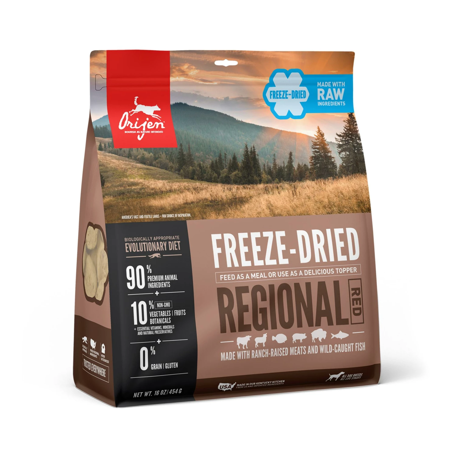 ORIJEN Regional Red Grain-Free Freeze-Dried Dog Food 3 ORIJEN Regional Red Grain-Free Freeze-Dried Dog Food - Image 3