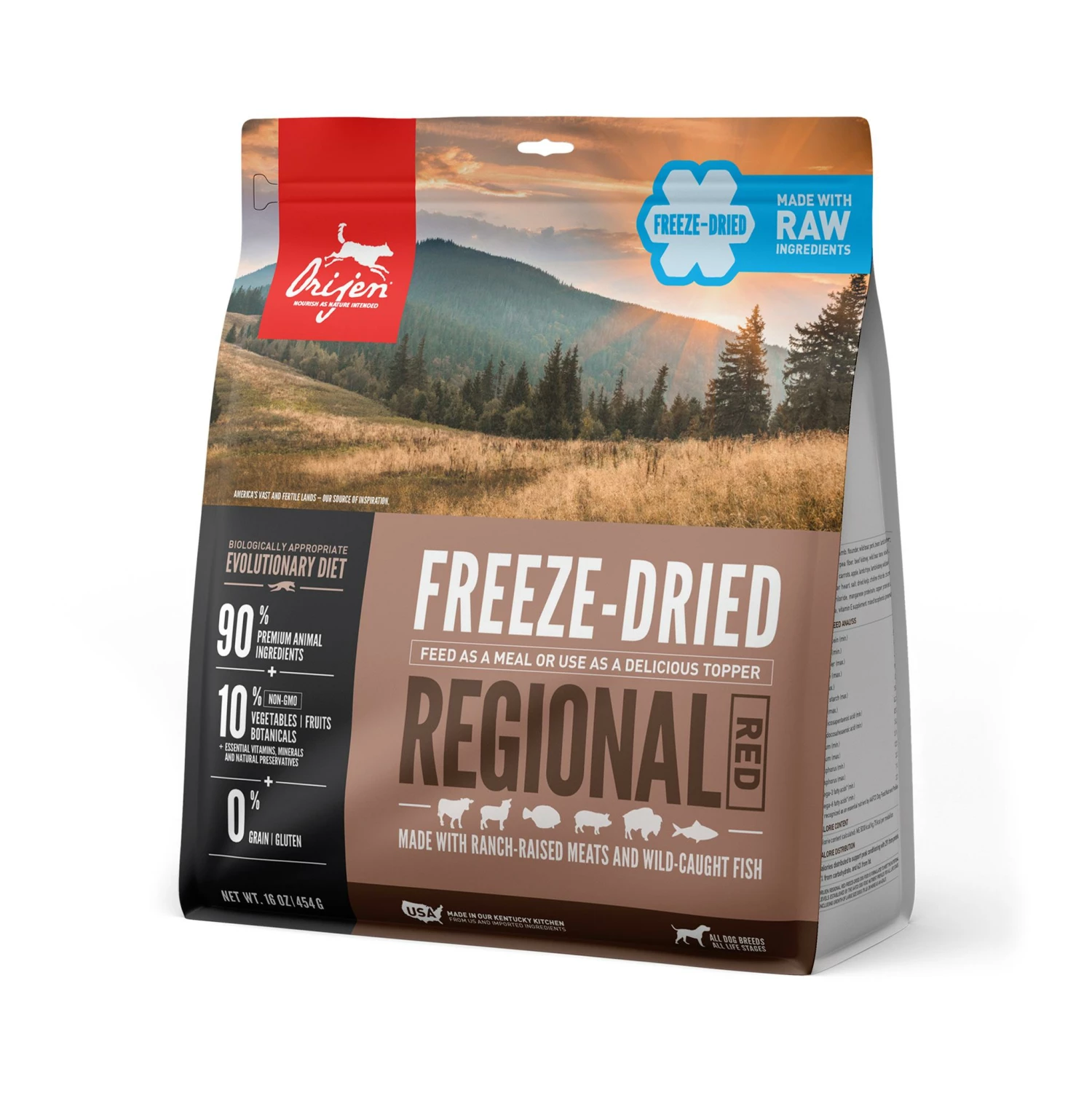 ORIJEN Regional Red Grain-Free Freeze-Dried Dog Food 2 ORIJEN Regional Red Grain-Free Freeze-Dried Dog Food - Image 2