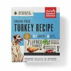 The Honest Kitchen Turkey Recipe Grain-Free Dehydrated Dog Food