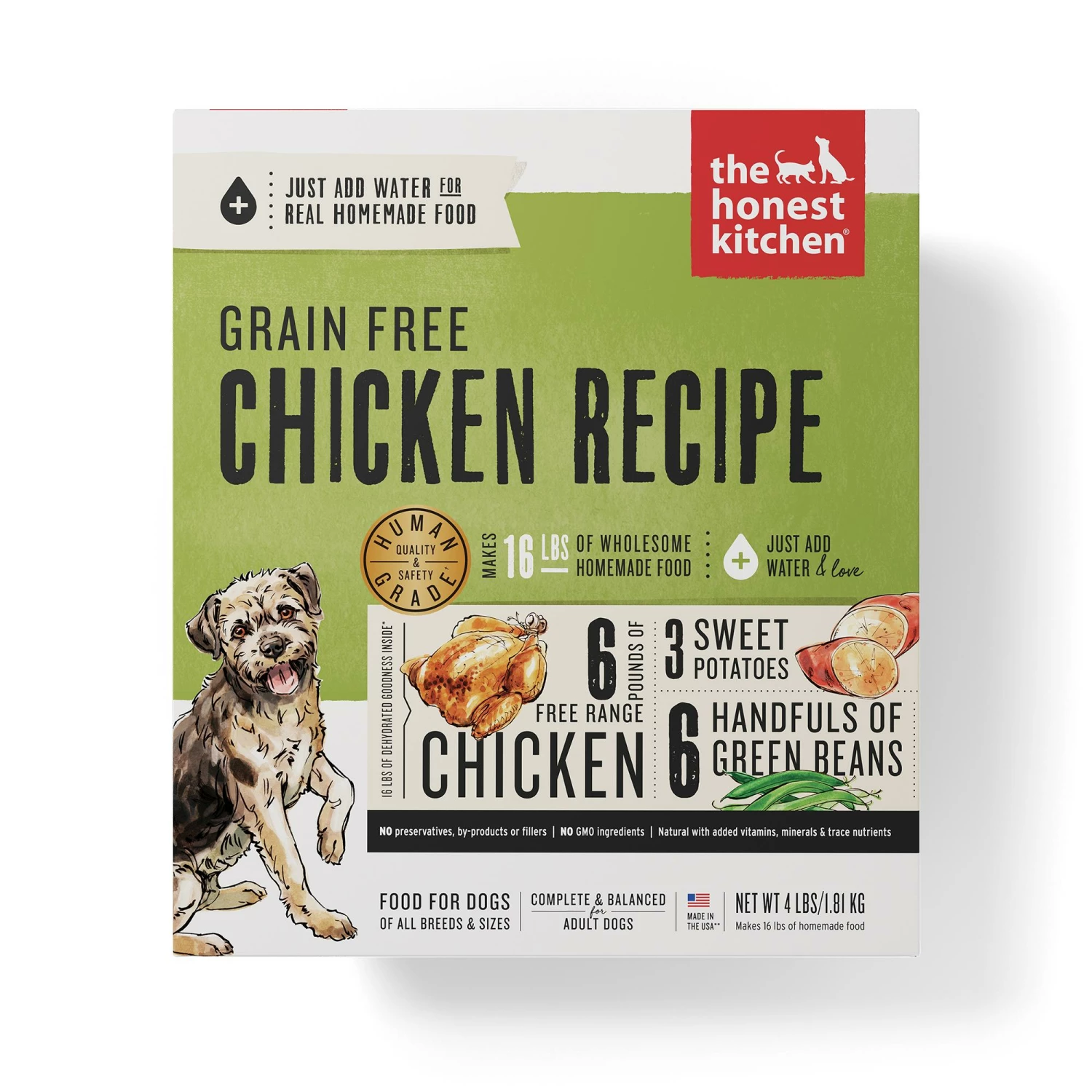 The Honest Kitchen Chicken Recipe Grain-Free Dehydrated Dog Food 1 The Honest Kitchen Chicken Recipe Grain-Free Dehydrated Dog Food