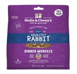 Stella & Chewy's Absolutely Rabbit Dinner Morsels Raw Freeze-Dried Cat Food