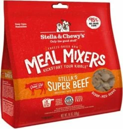 Stella & Chewy's Stella's Super Beef Meal Mixers Grain-Free Freeze-Dried Dog Food