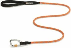 Ruffwear Knot-a-Leash Dog Leash, Pumpkin Orange