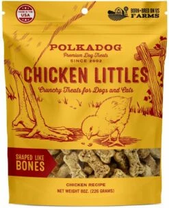 Polkadog Chicken Little Bone Shaped Dog Treats
